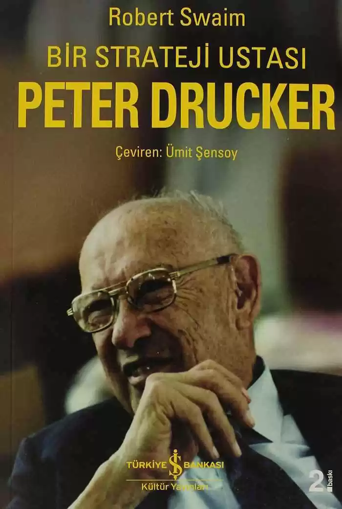 Bir Strateji Ustası Peter Drucker kapağı