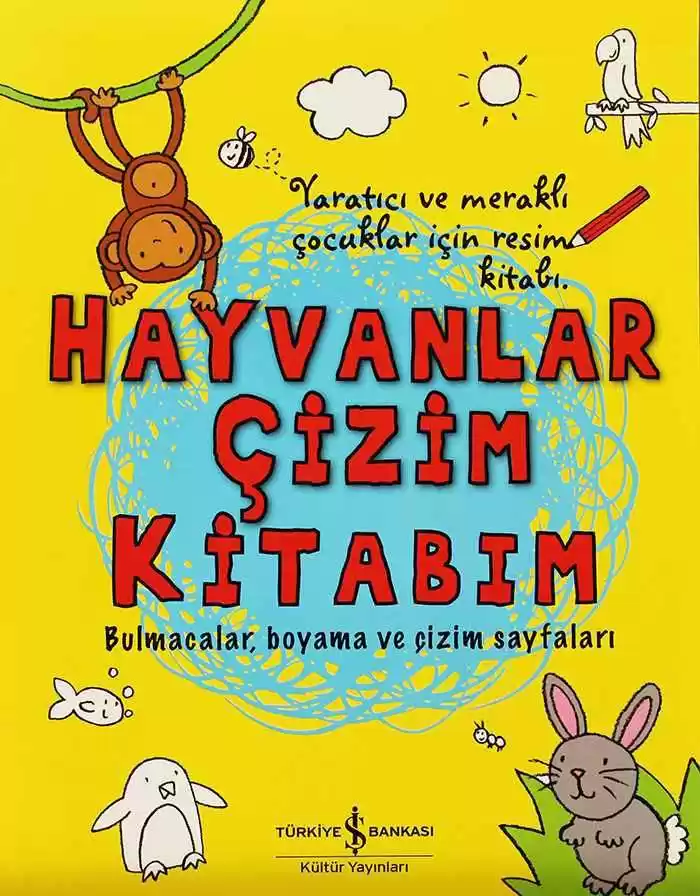 Hayvanlar Çizim Kitabım kapağı