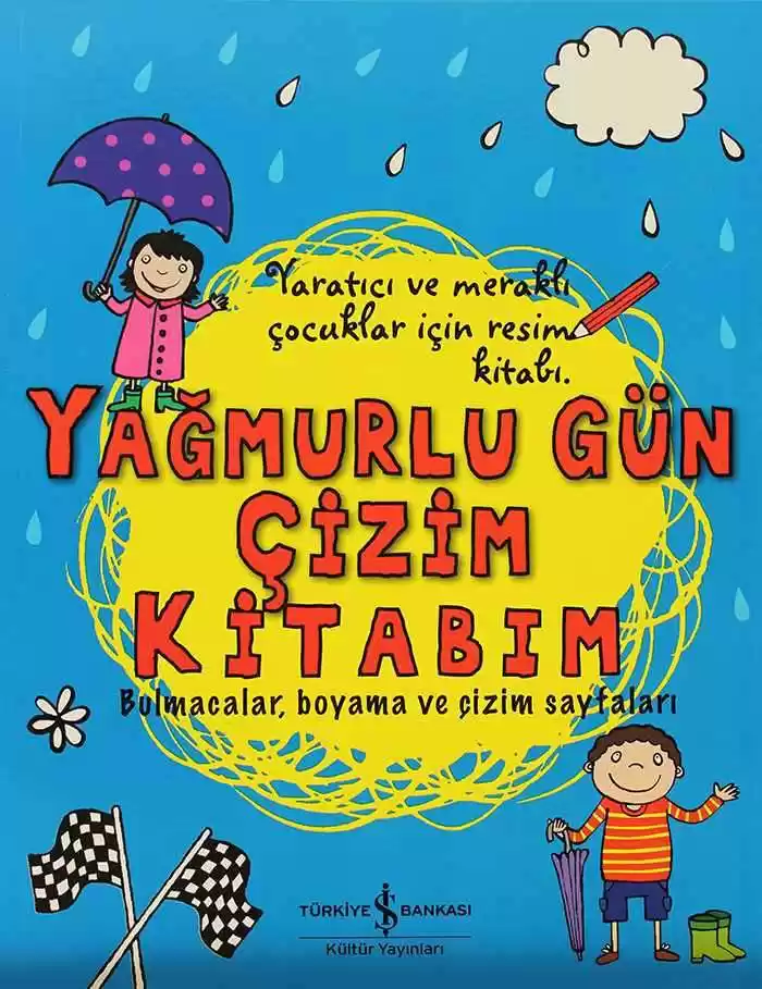 Yağmurlu Gün Çizim Kitabım kapağı
