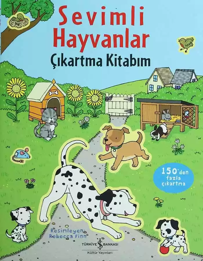 Sevimli Hayvanlar Çıkartma Kitabım kapağı