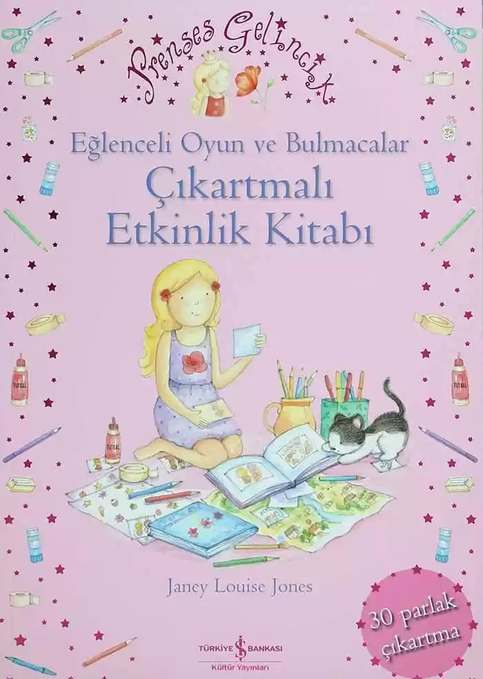 Eğlenceli Oyun ve Bulmacalar Çıkartmalı Etkinlik Kitabı kapağı