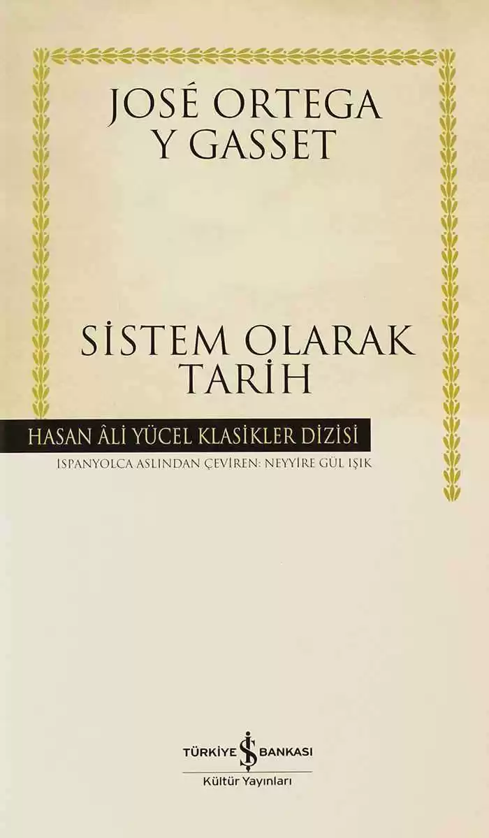 Sistem Olarak Tarih – Ciltli kapağı