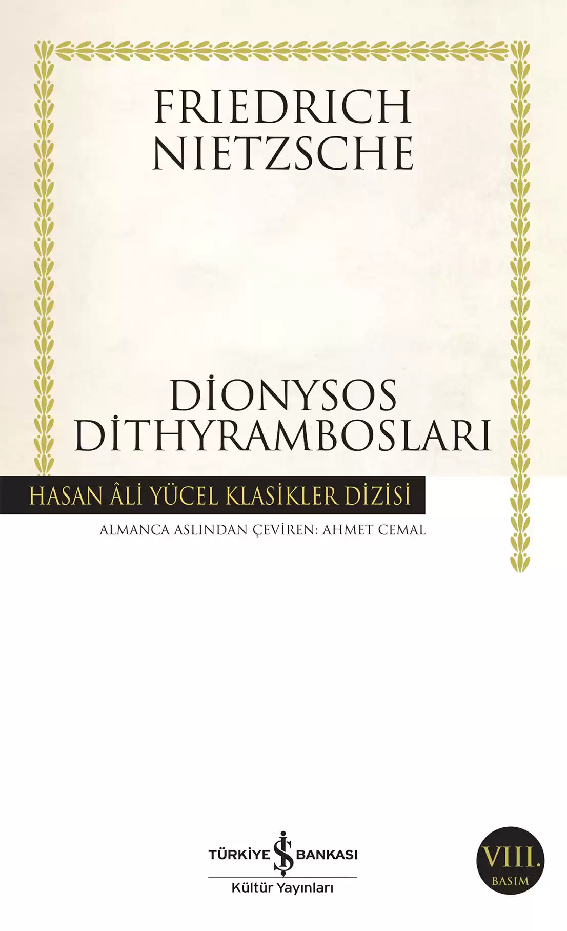 Dionysos Dithyrambosları kapağı