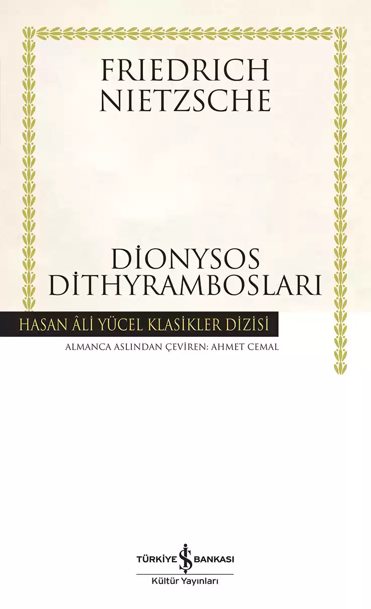 Dionysos Dithyrambosları – Ciltli kapağı