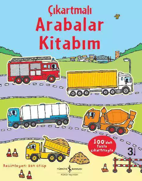 Çıkartmalı Arabalar Kitabım kapağı