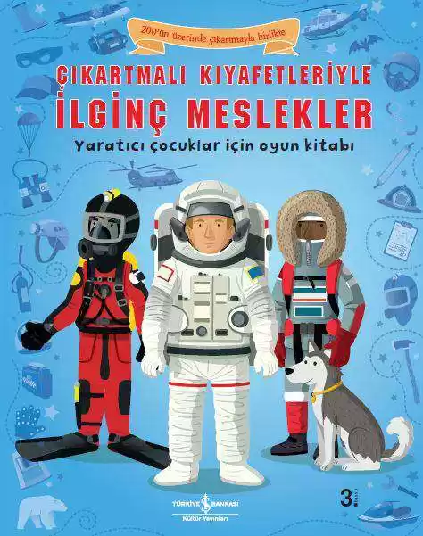 Çıkartmalı Kıyafetleriyle İlginç Meslekler kapağı