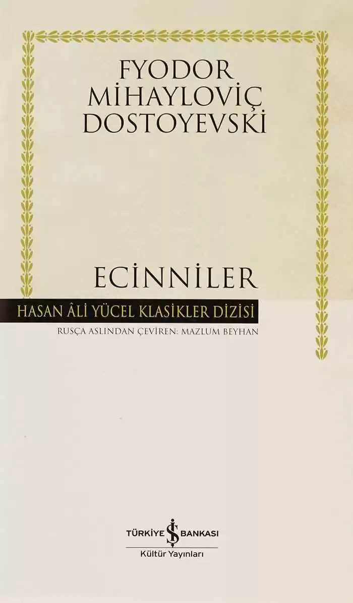 Ecinniler – Ciltli kapağı