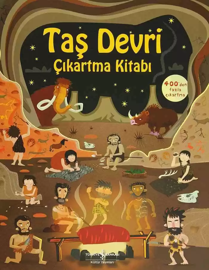 Taş Devri Çıkartma Kitabı kapağı