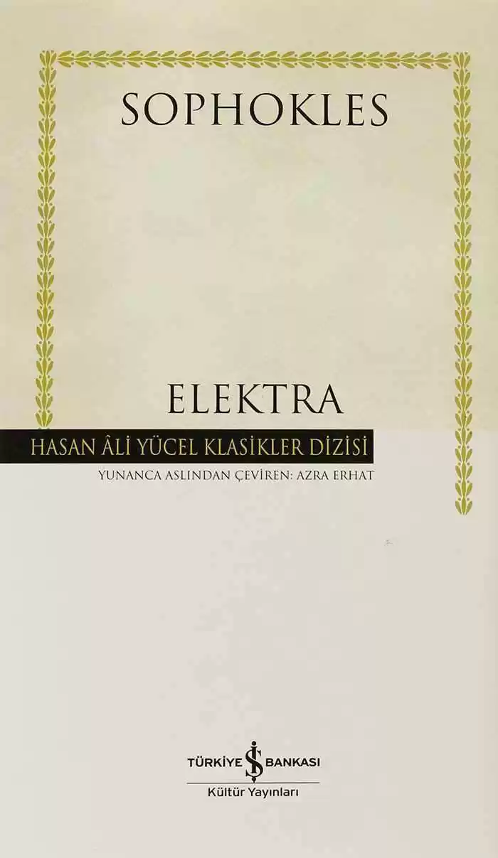 Elektra – Ciltli kapağı
