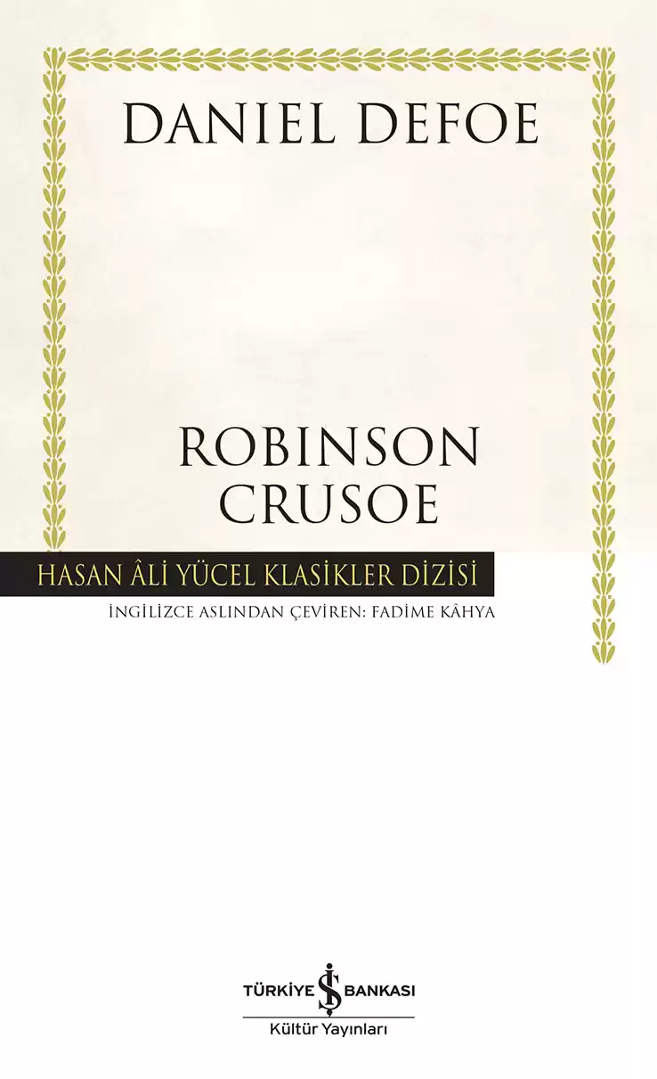 Robinson Crusoe – Ciltli kapağı