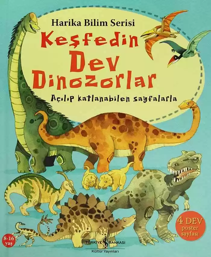 Keşfedin Dev Dinozorlar – Harika Bilim Serisi kapağı