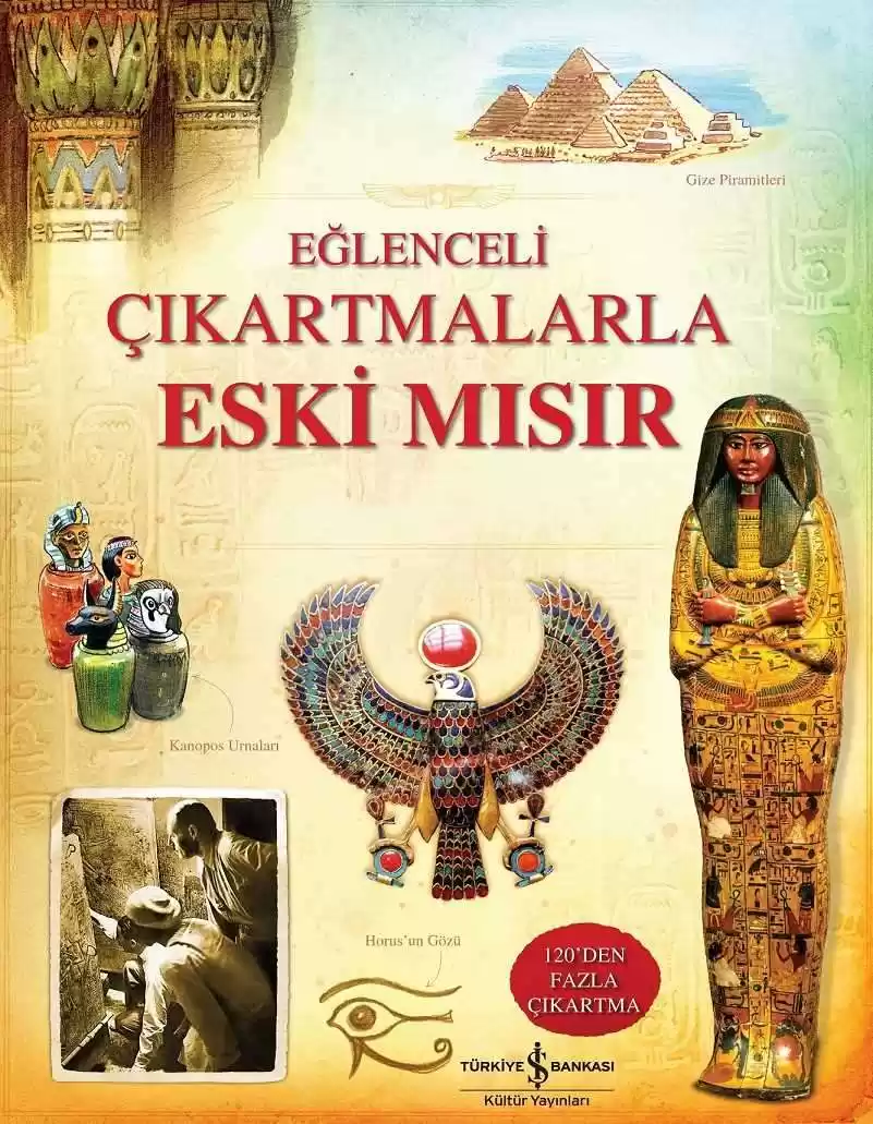 Eğlenceli Çıkartmalarla Eski Mısır kapağı