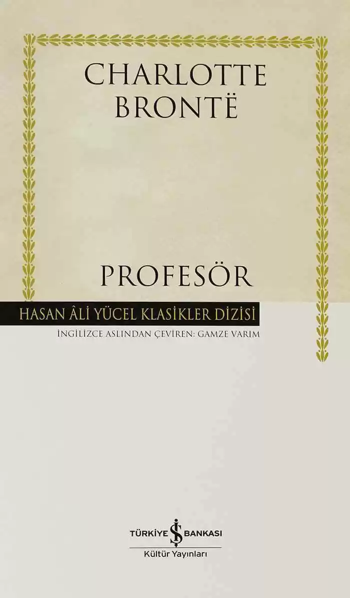 Profesör – Ciltli kapağı