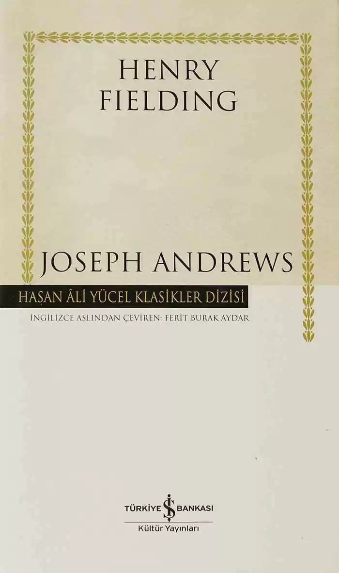 Joseph Andrews – Ciltli kapağı
