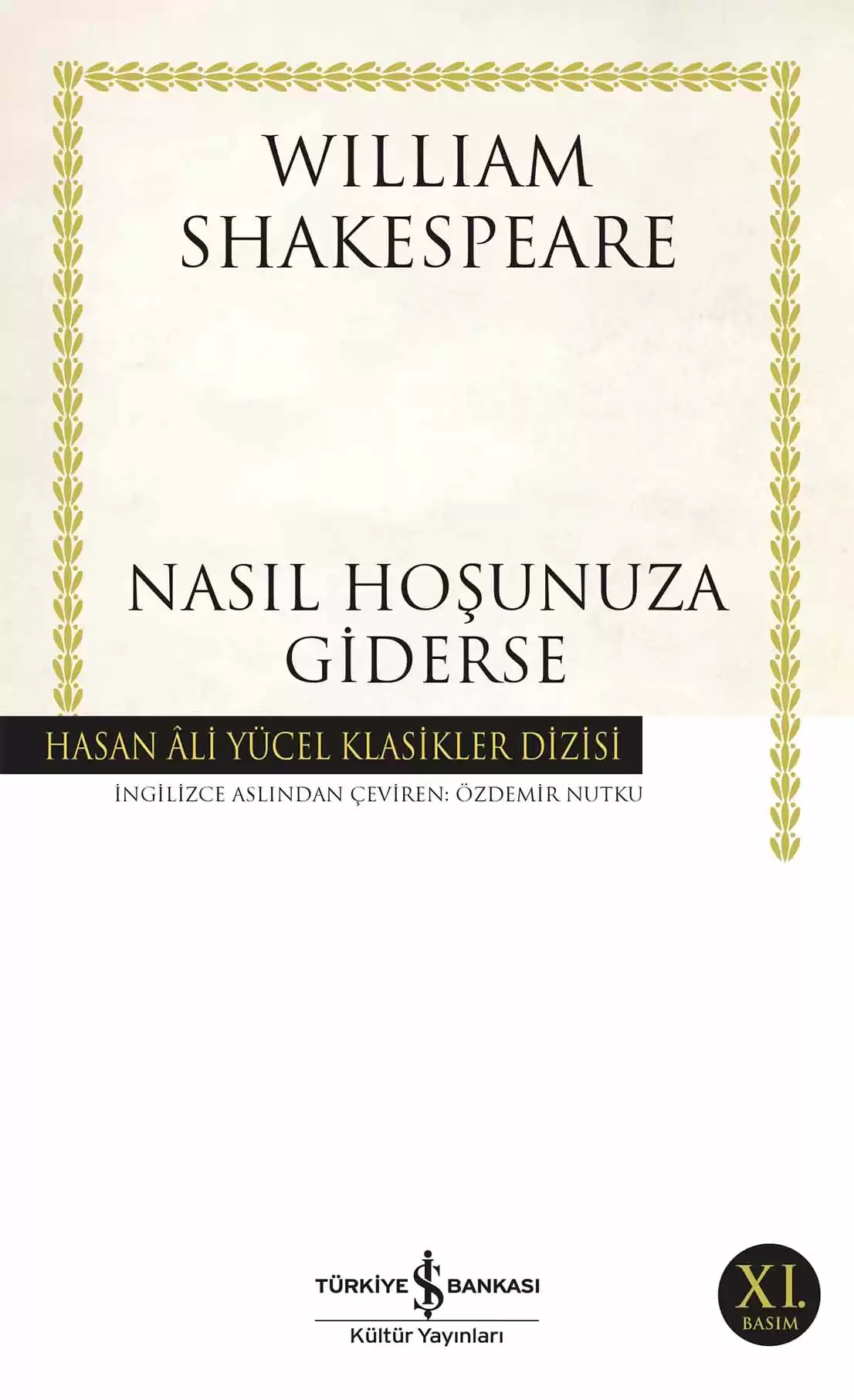 Nasıl Hoşunuza Giderse kapağı