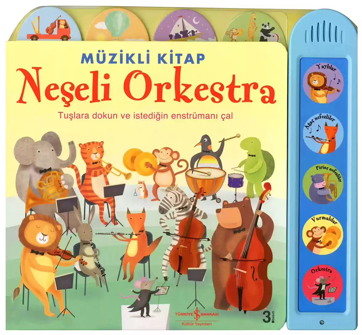 Neşeli Orkestra – Müzikli Kitap kapağı