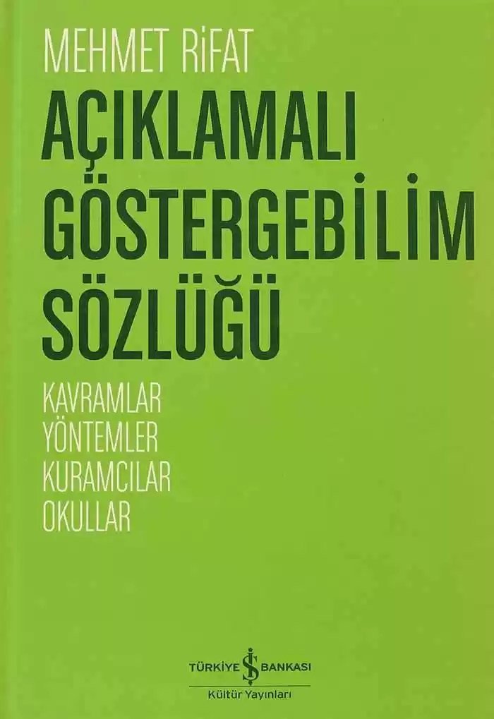 Açıklamalı Göstergebilim Sözlüğü kapağı