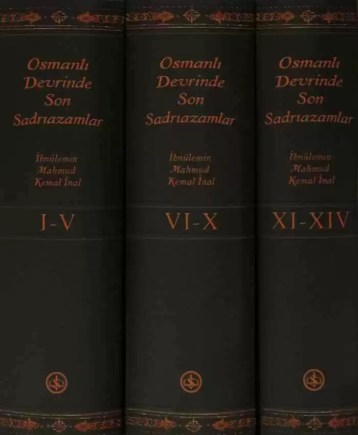 Osmanlı Devrinde Son Sadrıazamlar 3 Cilt Takım (Kutulu) kapağı