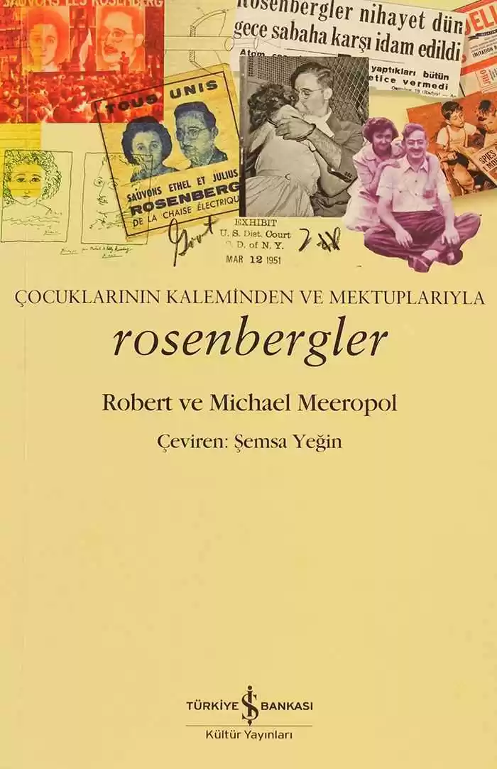 Çocuklarının Kaleminden ve Mektuplarıyla Rosenbergler kapağı