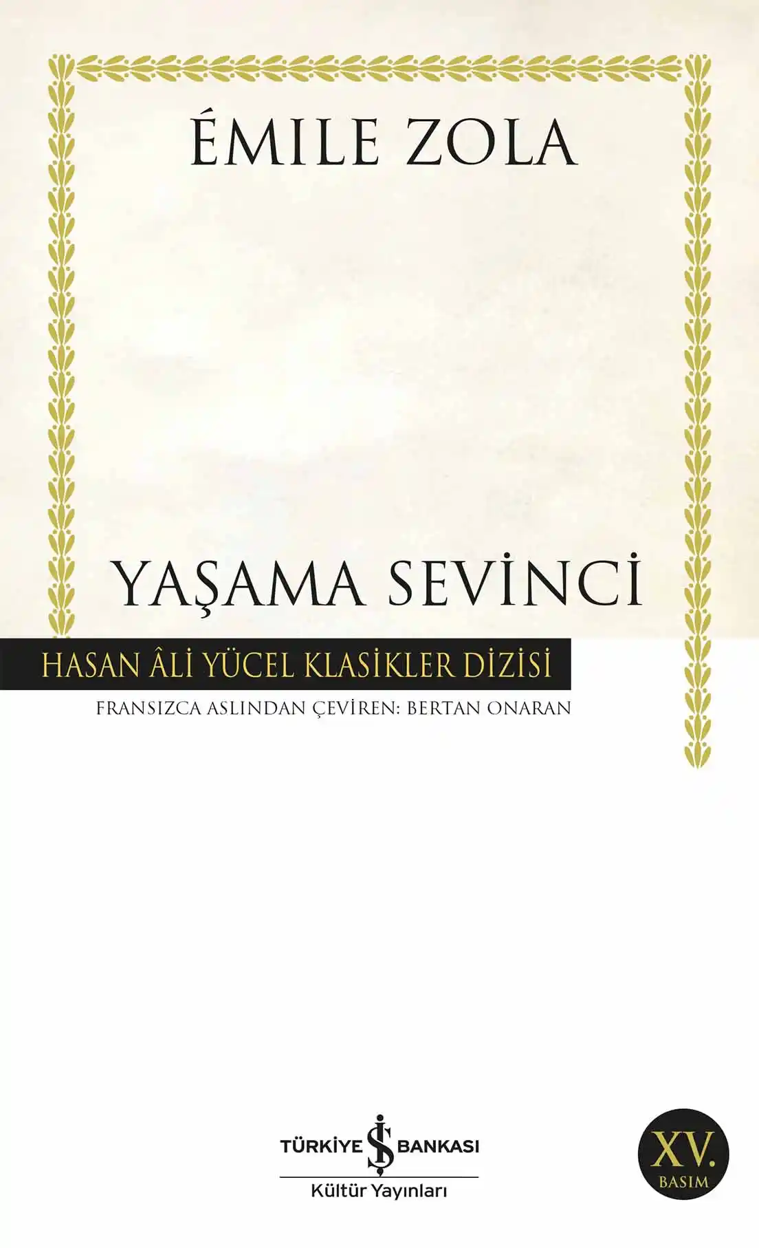 Yaşama Sevinci kapağı