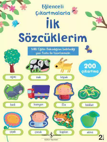 Eğlenceli Çıkartmalarla İlk Sözcüklerim kapağı