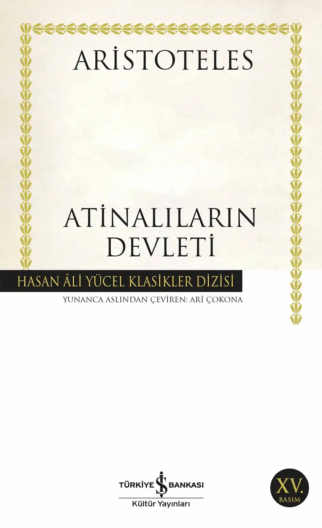 Atinalıların Devleti kapağı