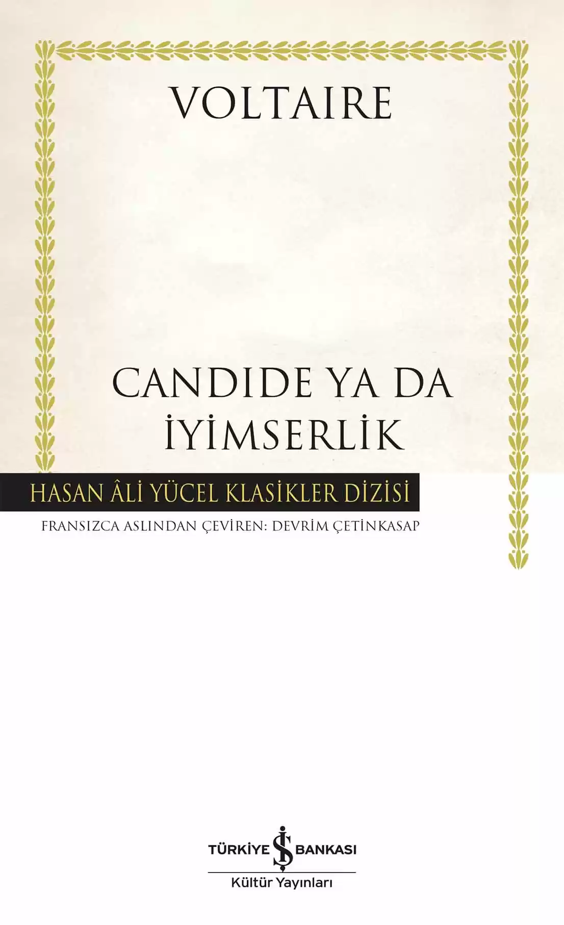 Candide ya da İyimserlik – Ciltli kapağı