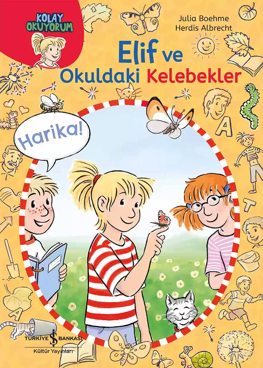 Elif ve Okuldaki Kelebekler – Kolay Okuyorum kapağı
