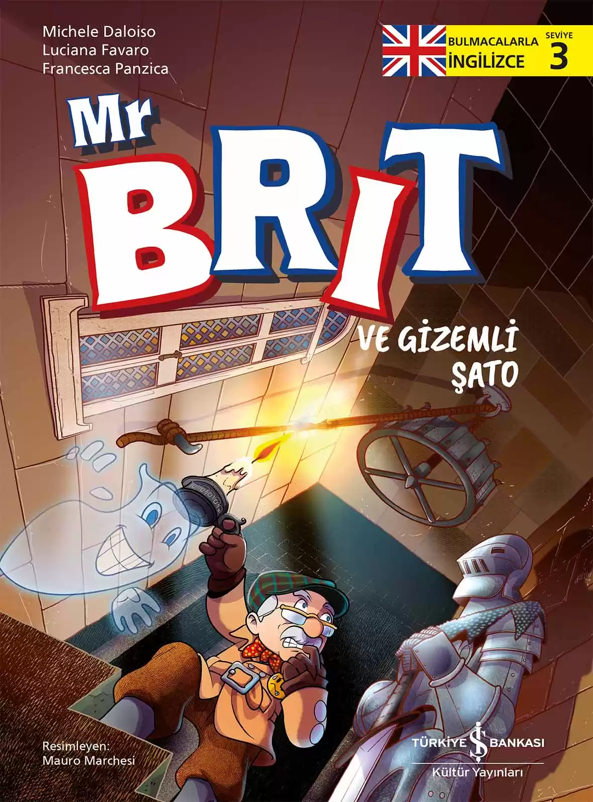 Mr Brit ve Gizemli Şato – Bulmacalarla İngilizce – 3 kapağı