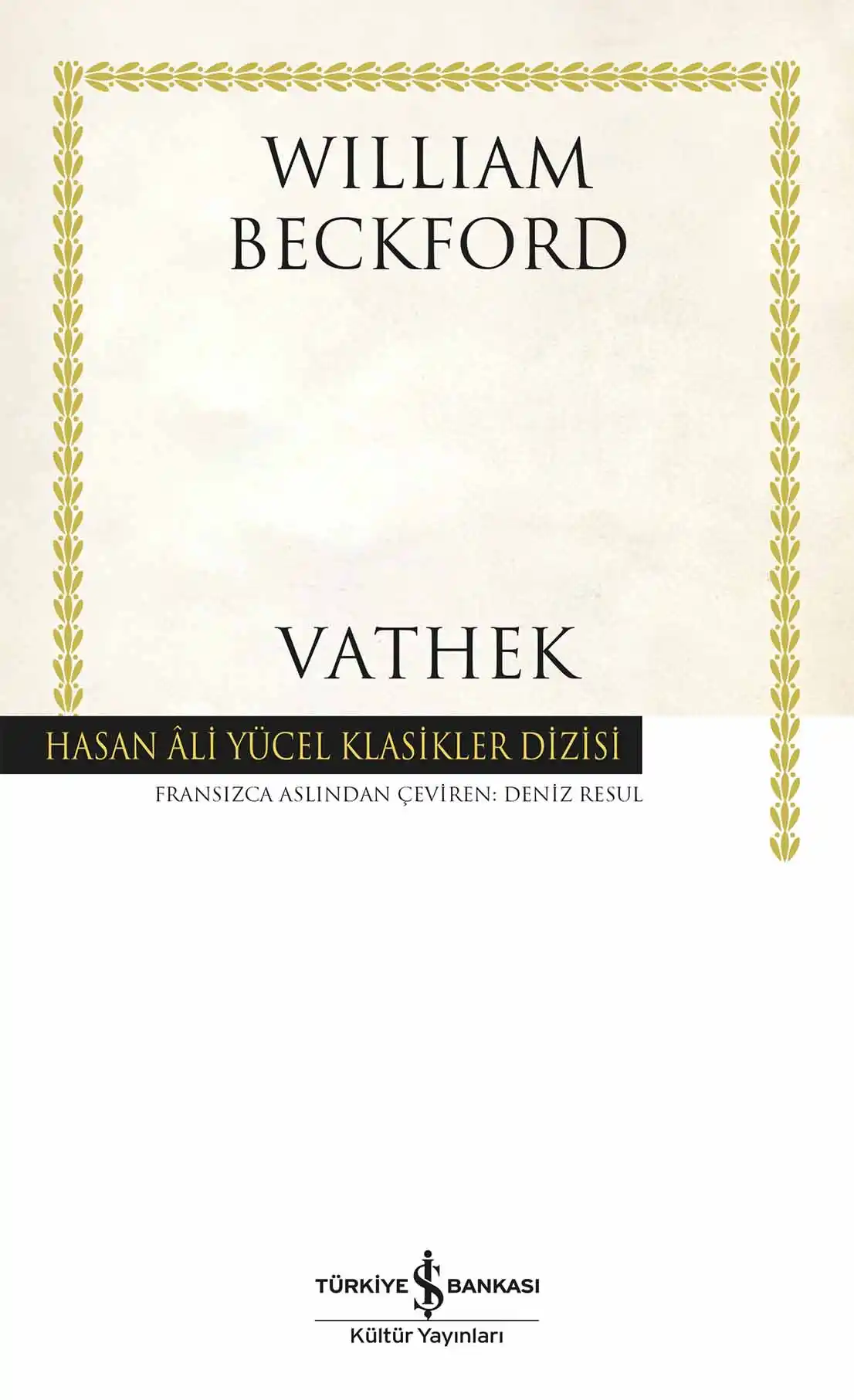 Vathek – Ciltli kapağı