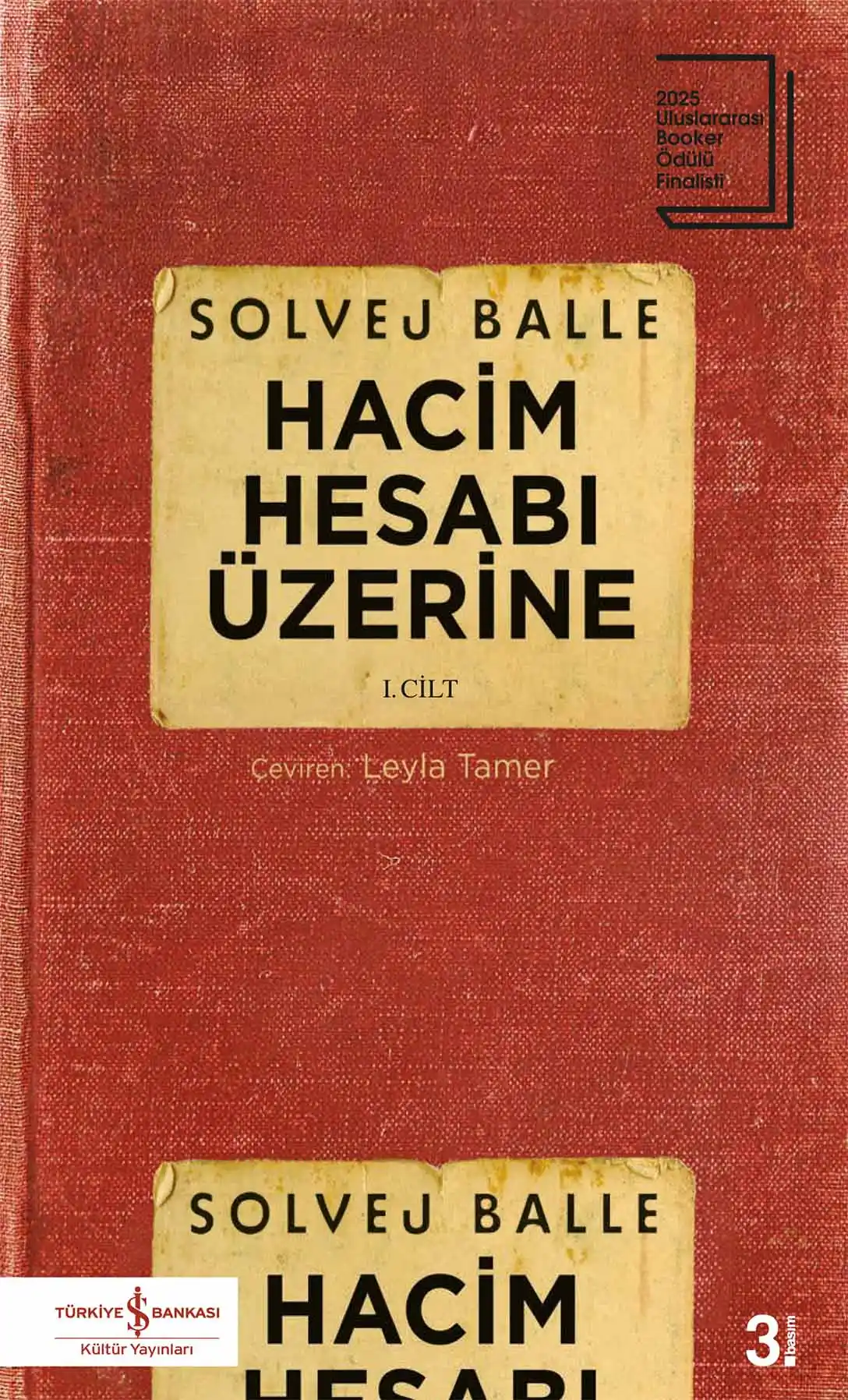 Hacim Hesabı Üzerine 1. Cilt kapağı