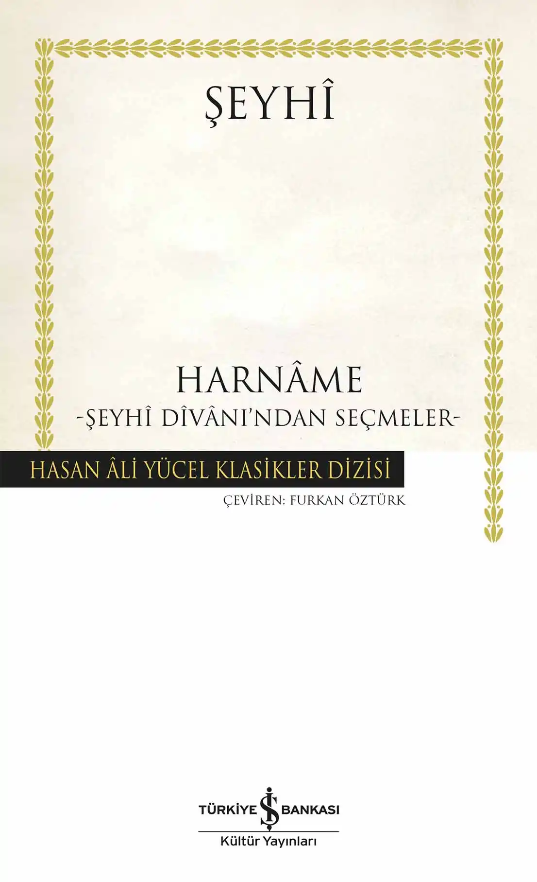 Harnâme – Şeyhî Dîvânı’ndan Seçmeler – Ciltli kapağı