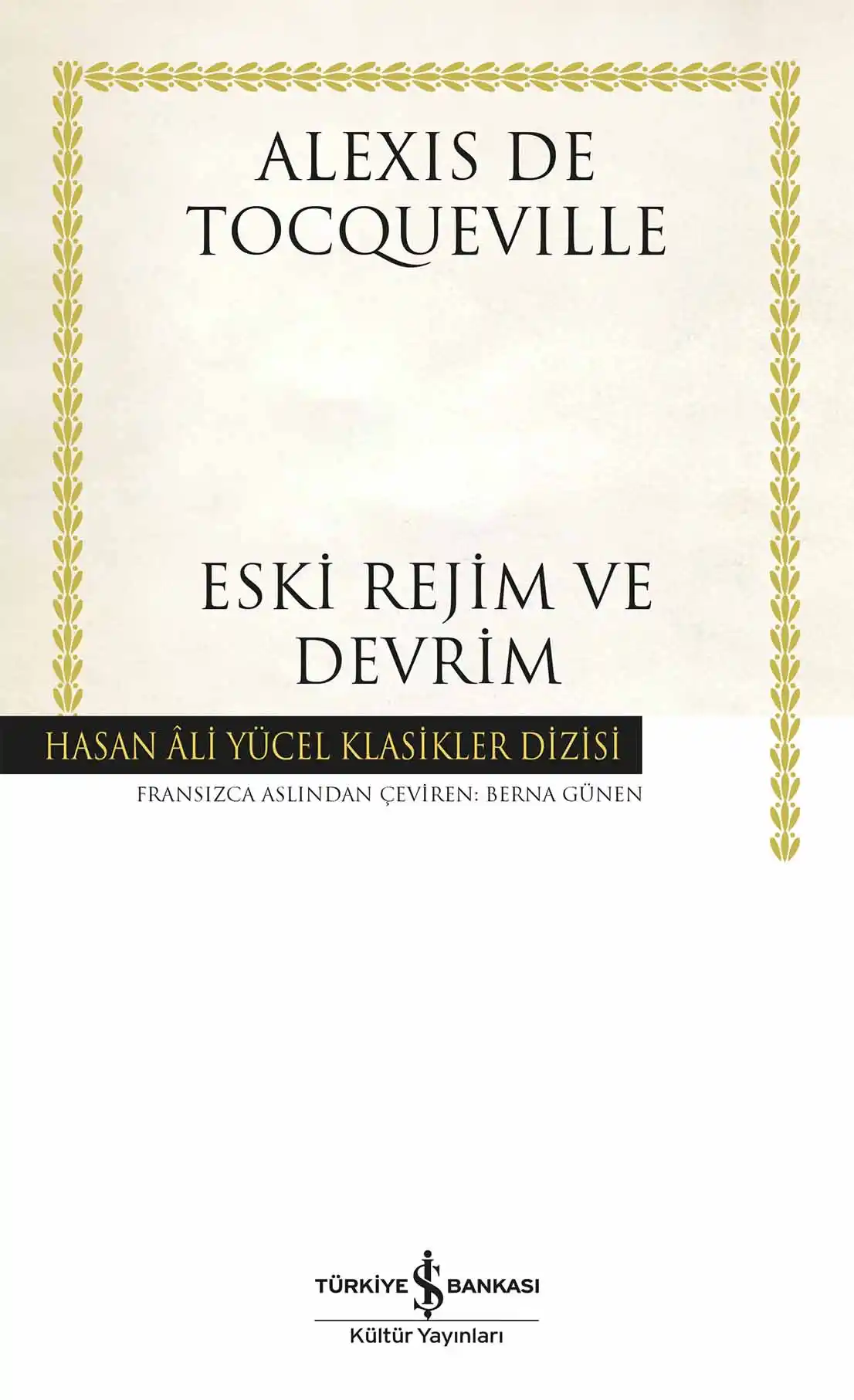 Eski Rejim ve Devrim kapağı