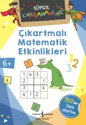 Çıkartmalı Matematik Etkinlikleri – Süper Kahramanlar kapağı