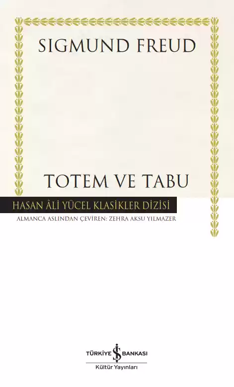 Totem ve Tabu – Ciltli kapağı