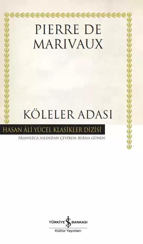Köleler Adası – Ciltli kapağı