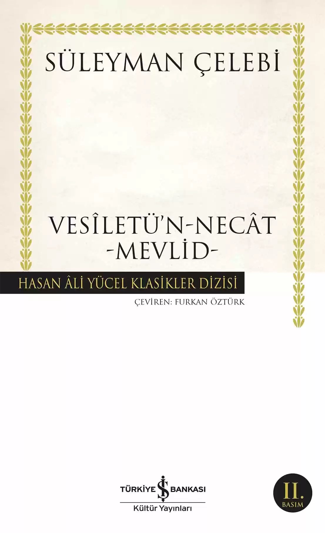 Vesîlet’ün Necât – Mevlid kapağı