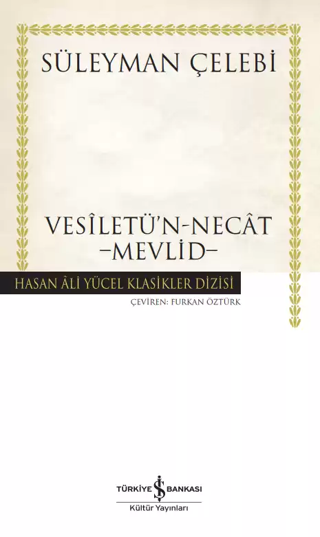 Vesîlet’ün Necât – Mevlid – Ciltli kapağı