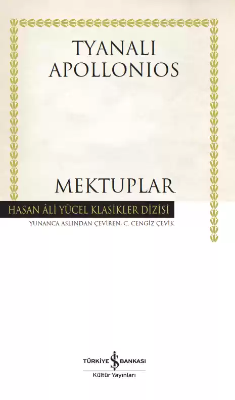 Mektuplar – Ciltli kapağı