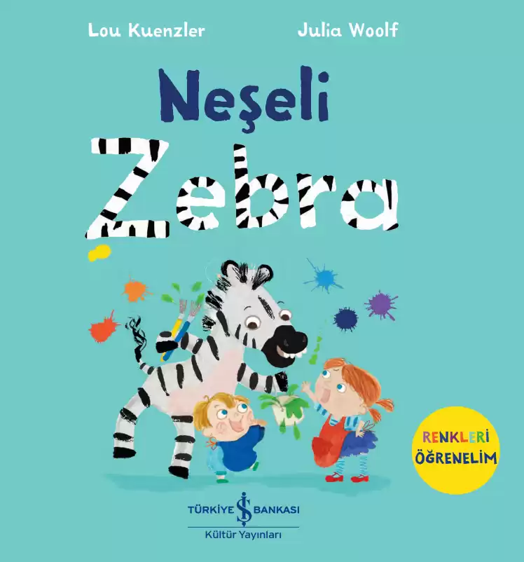 Neşeli Zebra – Renkleri Öğrenelim kapağı