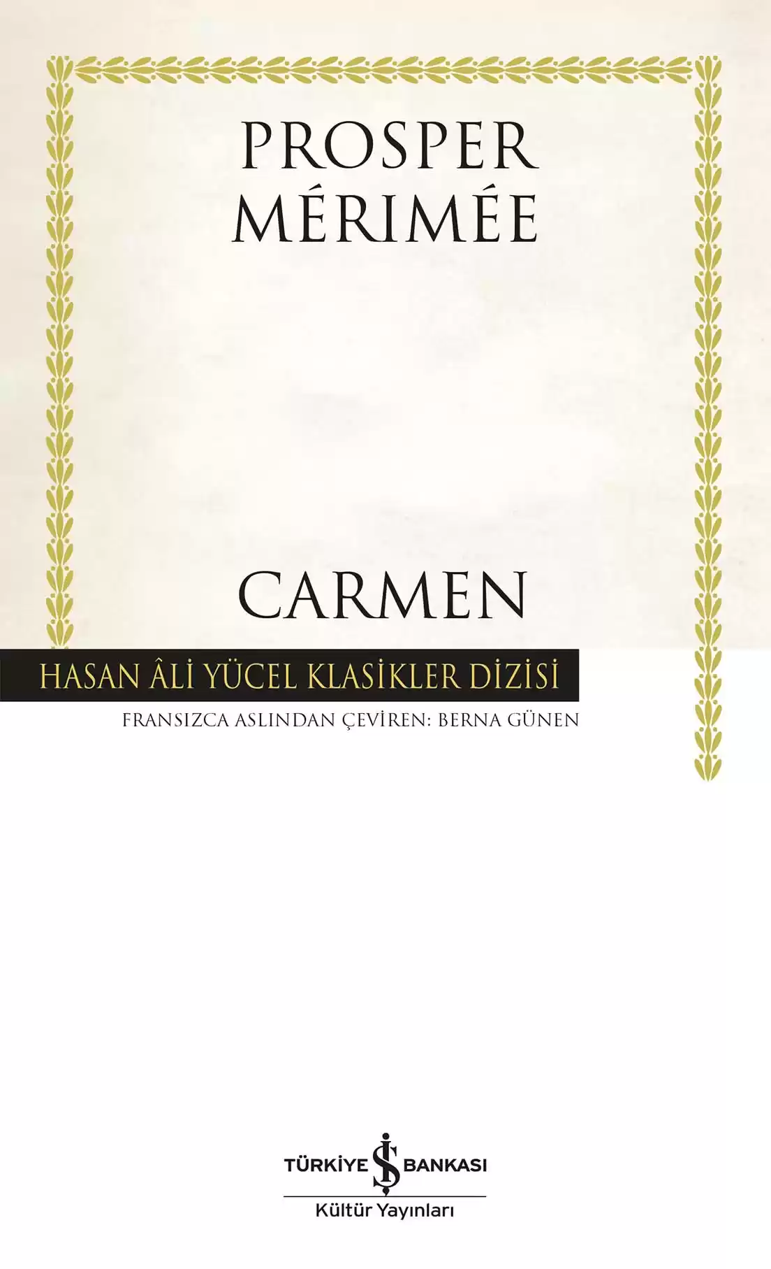 Carmen – Ciltli kapağı