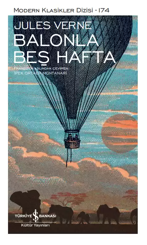Balonla Beş Hafta – Sert Kapak kapağı