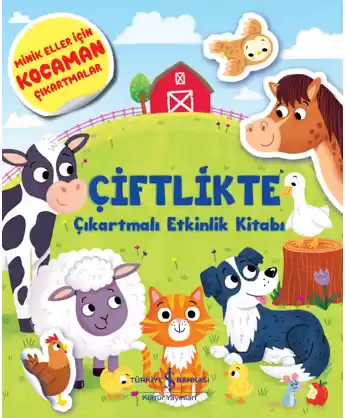 Çiftlikte Çıkartmalı Etkinlik Kitabı kapağı