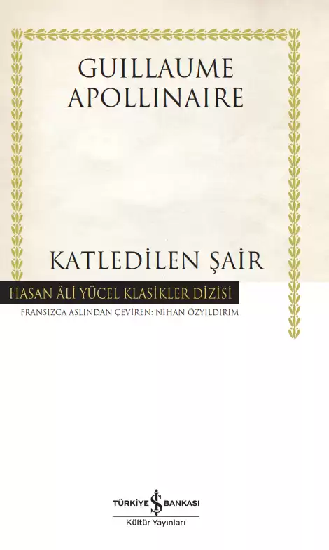 Katledilen Şair – Ciltli kapağı
