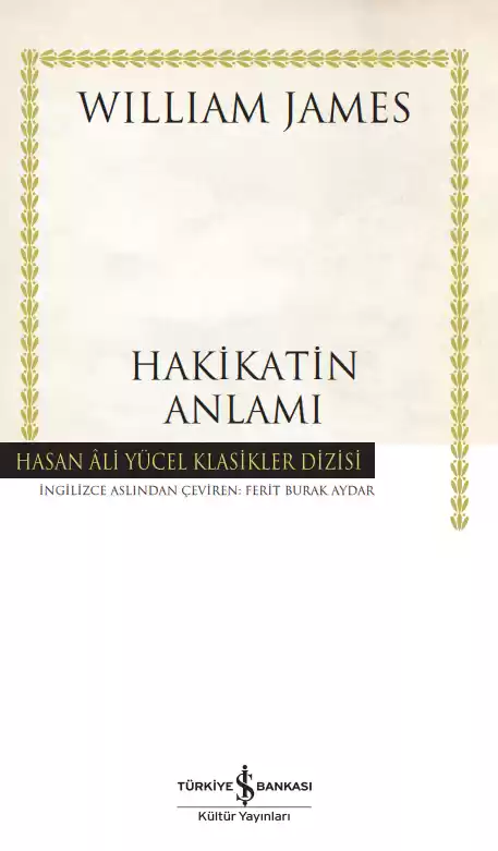 Hakikatin Anlamı – Ciltli kapağı