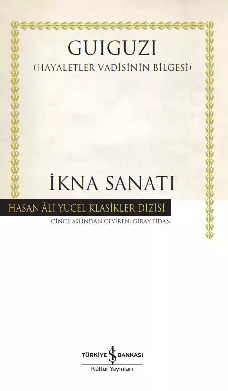 İkna Sanatı – Ciltli kapağı