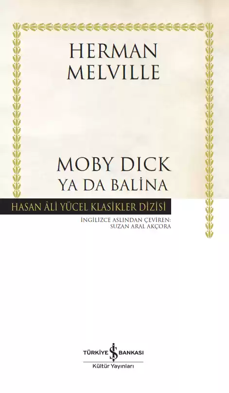 Moby Dick ya da Balina – Ciltli kapağı