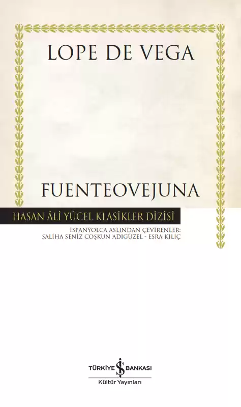 Fuenteovejuna – Ciltli kapağı