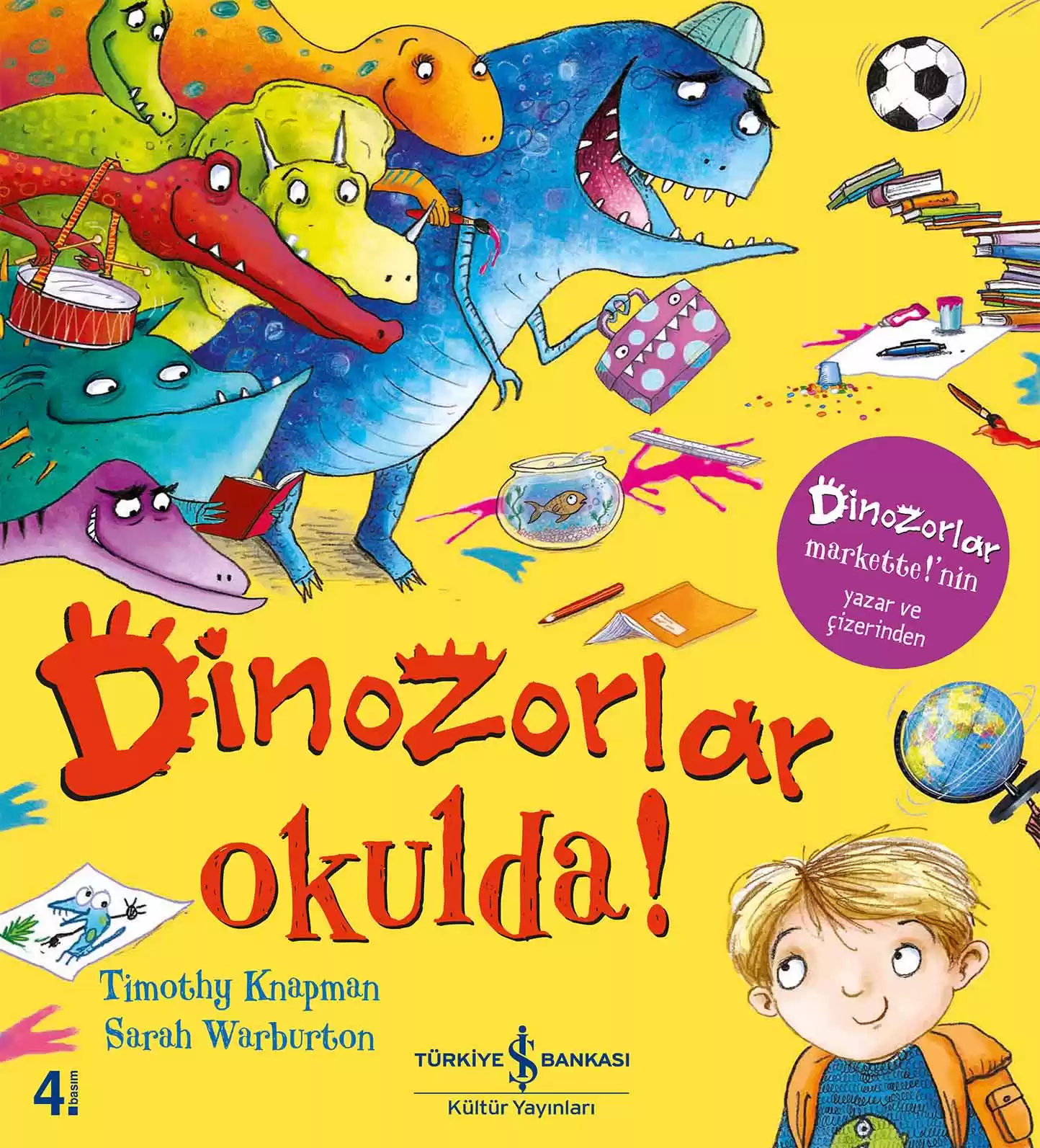 Dinozorlar Okulda! kapağı