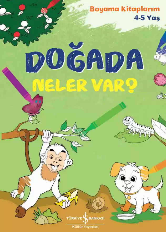 Doğada Neler Var? – Boyama Kitaplarım 4-5 yaş kapağı